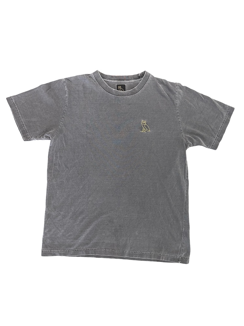 OVO October’s Very Own Small Owl Embroidered T-Shirt Wash Black - Size Medium